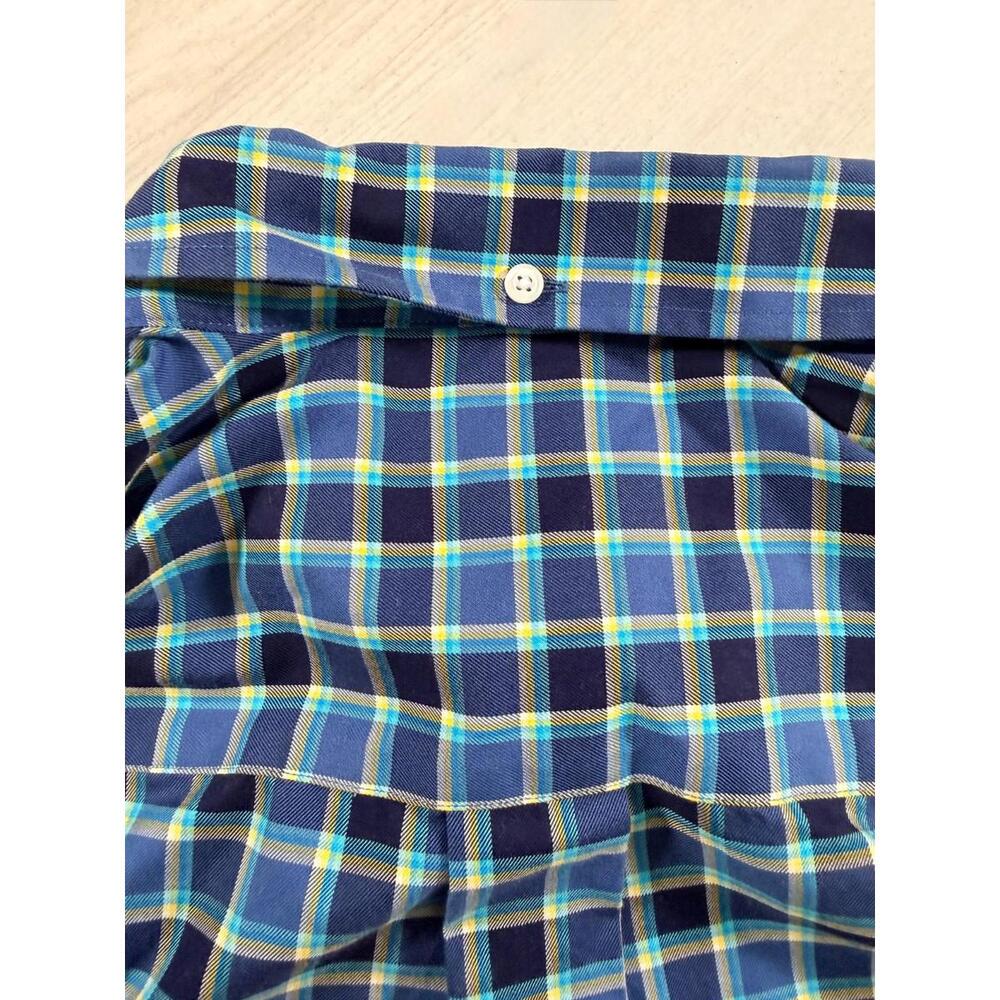 Duluth Trading Co. Wrinkle Fighter Long Sleeve Plaid Shirt Size Large Tall - Picture 8 of 10